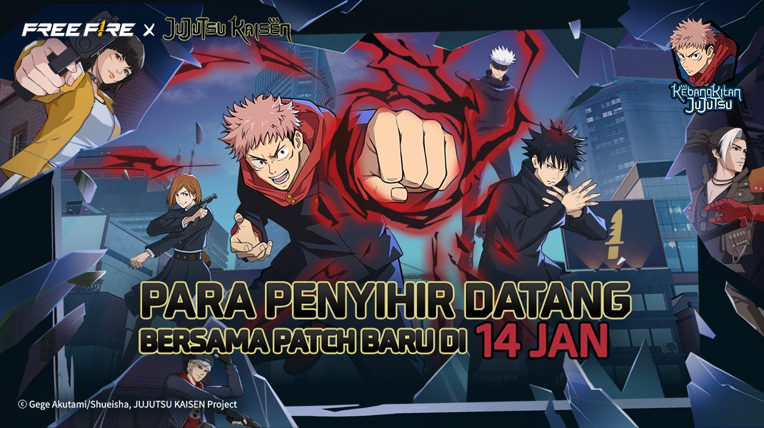 ???? Patch Notes Free Fire: Kolaborasi Jujutsu Kaisen ????